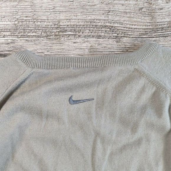 Nike Golf Men's V-Neck Sweater Vest Size Medium Gray Elastic Waist - Picture 10 of 11